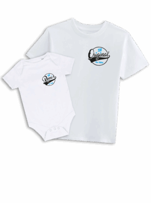 Papa original et bébé remix