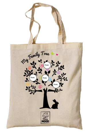Tote bag "My family tree"