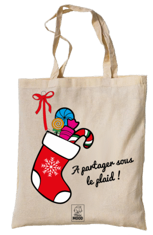 Tote bag A partager sous le plaid !