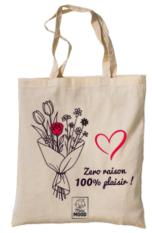Tote bag "bouquet de fleurs"