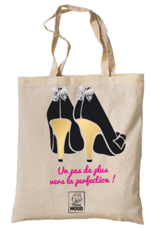 Tote bag "tallons aiguilles"